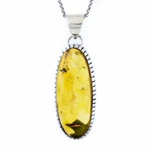 Sunny Mexican Amber Pendant