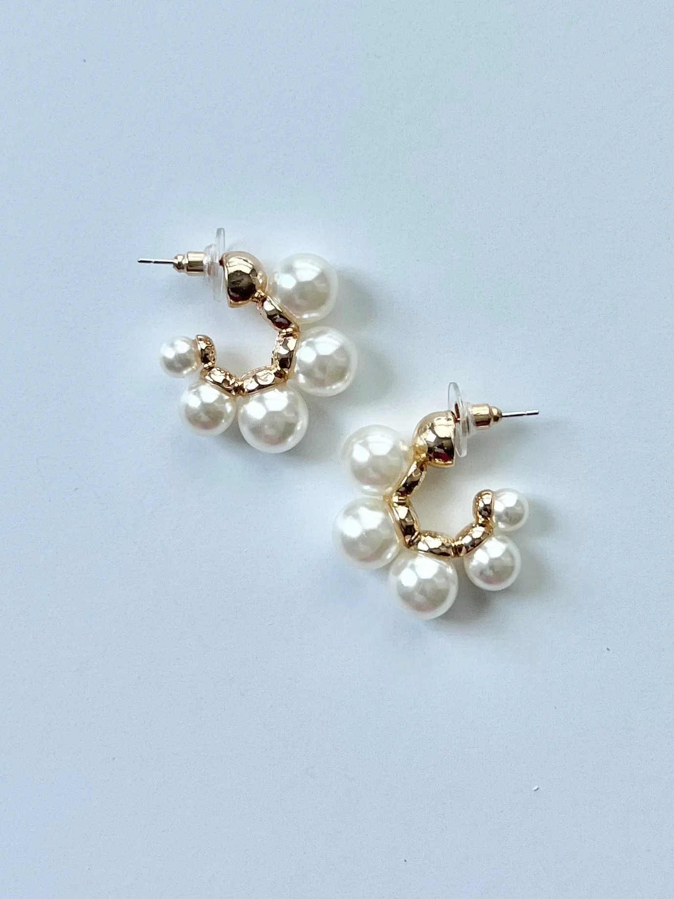 TE9990 Pearl Bubble Earrings