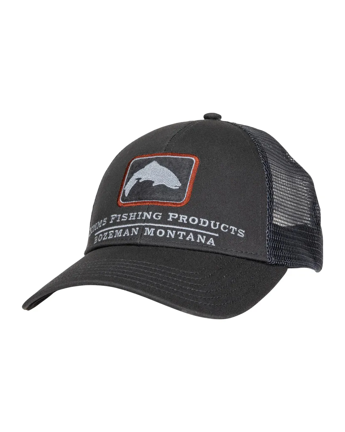 Trout Icon Trucker Cap - Carbon