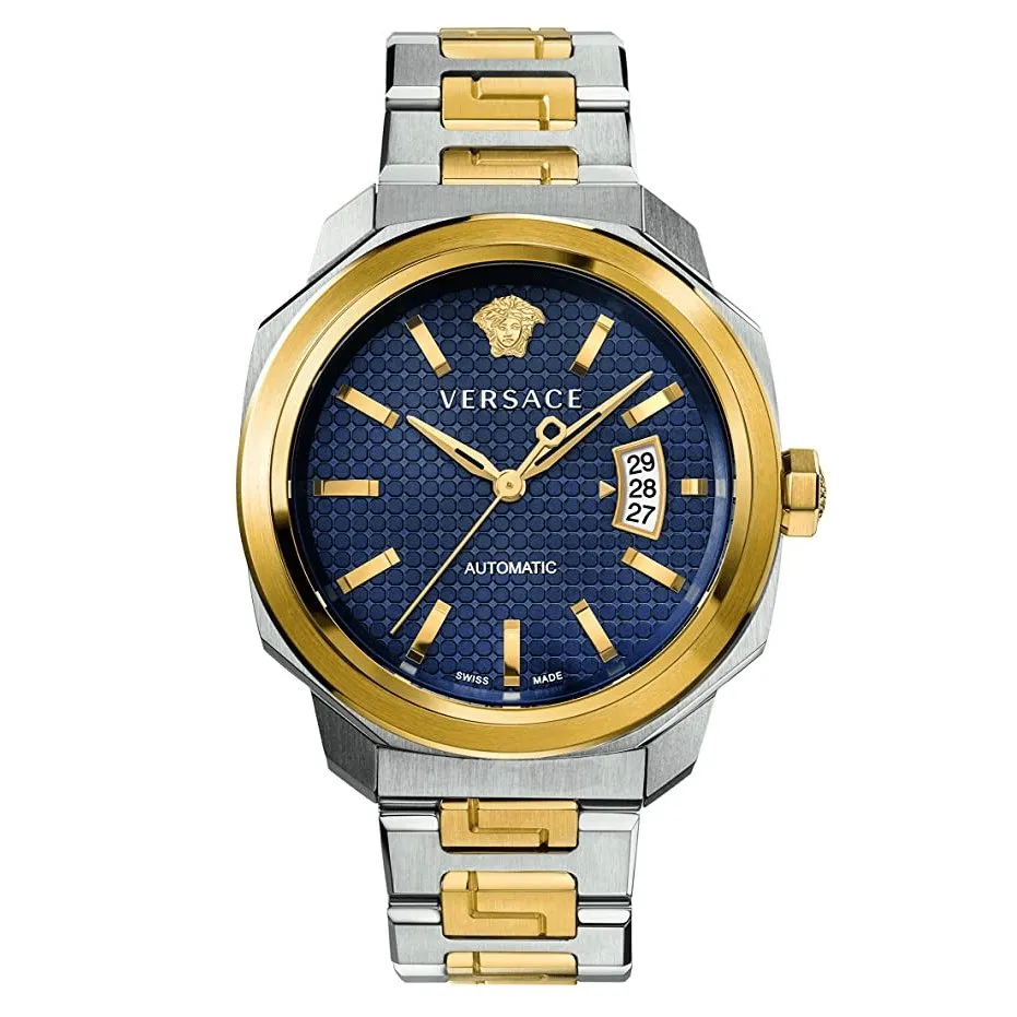 Versace Men's Watch Dylos Automatic  Blue Two-Tone VEAG00222