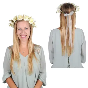 White Floral Crown